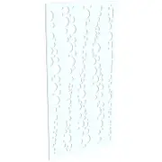 ProtectorAl 300-1200w x 1201-2400h Gloss White/Satin White Bubbles Unframed Composite Deco Panel