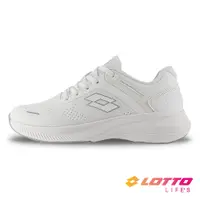 在飛比找PChome24h購物優惠-【LOTTO 義大利】女 輕步 飛織跑鞋(白)