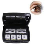Magnetic False Eyelashes Set, Hand-sharpened Natural Eyelashes Without Glue Magnetic Magnet Eyelashes combination 1