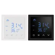 MH1828A AC85-265V 16A Floor Heating Temperature Controller Wall-Mounted Smart Thermostat with LED Touch Screen Wiring El