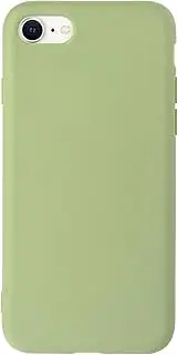 Danbey for iPhone SE 3rd Generation 2022 | SE 2nd 2020, for iPhone 8 | 7, Minimalist Thin Slim Fit Basic Matte Phone Case Shockproof Dust-Proof Solid Color Cover 4.7" inches 10507 - Light Green
