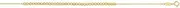 [JewelryWeb] 14k Yellow Gold Shiny 2.6 1.1mm Sparkle Cut Bead Oval Link Fancy Bracelet Lobster Clasp 7 Inch-Link-Bracelet for Women