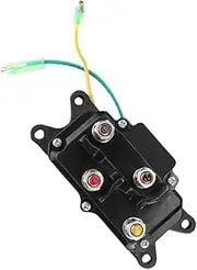 GANAZONO 12v 250a Winch Solenoid Relay Contactor for ATV Truck Replacement Parts Waterproof High Efficiency