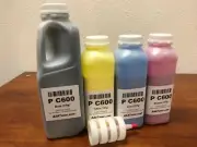 (379g/197g) 4 Toner Refill for Ricoh P C600, PC600 Color Printer (REFILL ONLY)