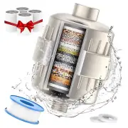 Shower Water Filter - 24 Stage Shower Filter Shower Head Filter for Hard Wate...