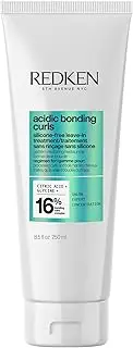 Redken Acidic Bonding Curls Leave-In Treatment | For Curly & Coily Hair | Heat Protectant, Detangles & Conditions | Silicone-Free | Repairs & Defines Curls | For Damaged Hair