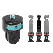 Mini 1/4"Screw Aluminum Camera Tripod Mount Adapter For Gopro Hero 10/9 Insta360