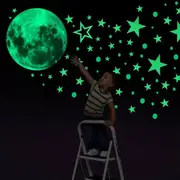 Wall Art 435pcs Glow in dark Wall Stickers Wall Ceiling Decal