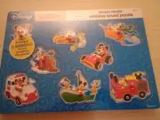 Melissa & Doug Disney Baby Mickey Mouse Vehicles Sound Puzzle Ages 2+