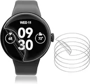 6 Pack Screen Protector for Google Pixel Watch 3 XL 45mm (2024) Anti-Scratch Self-Healing Soft TPU No Bubbles HD Clear Touch Sensitive for Pixel Watch 3 XL 45mm