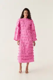 Palladium Ruffled Midi Dress