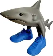 3D Printed Shark Figure, Upgraded Interesting Shark Display 3D Printing Figure, Exquisite Cartoon Animal Figurine Multifunctional Decor for Kids Teen Adults Friends