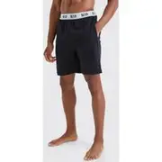 Mens Black Man Loungewear Shorts