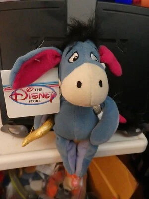 Especially for The Disney Store Cupid Eeyore w/arrows bean bag plush figure-New
