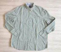 在飛比找Yahoo!奇摩拍賣優惠-男精品區-LERROS德國品牌純棉襯衫3XL號  粉綠色系經