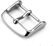 [BGBLKLGPPN] Wristband Button 12 14 16 18 20 22mm Universal Electroplate Metal Stainless Steel Watch Buckle Accessory Strap buckle