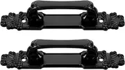 STOBAZA 2Pcs Vintage Barn Door Handle Sliding Door Pull Handles for Easy Installation Retro Style Classic Color for Interior Exterior Doors