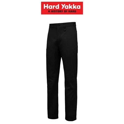 Mens Hard Yakka Core Basic Stretch Cotton Drill Work Pants Tradie Trade Y02596