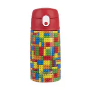 Oasis 400ml Bricks Kids/Children Drink Bottle Vacuum Insulated Tumbler w/ Sipper