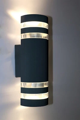 Dimmable/N LED Outdoor Wall Lamp Fixture Waterproof Porch Light E27 Bulbs Patio