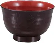 Yamashita Kogei 981537819 Soup Bowl, Heat Resistant, Internal and Outer Disturbance Juice Bowl, Shintamenai Vermilion, Medium Echizen Lacquerware, 4.1 x 2.7 inches (10.3 x 6.9 cm), 290cc