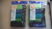 2-Packs Wonder Nation Boxer Briefs, 5-Pack each, Boys Small 6-7