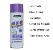 SprayIdea 92 Multi Purpose 600ml Spray Glue Adhesive Art Craft Foam Fabric