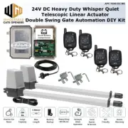 Gate Automation Kit with 4 Remote Control Double Swing APC 24V DC Gate Opener