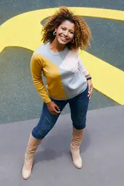Block Sweater--HAND-201
