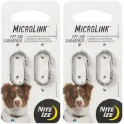 Nite Ize 2-Pack MicroLink Pet Tag Carabiner (2-Pack)