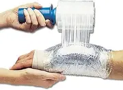 Cramer Flex-I-Wrap Plastic Wrap & Accessories, Clear Wrap for Wrapping Injuries & Ice Bags, Handle & Wraps for Athletic Trainers for Holding Ice Bags onto Injury, Athletic Training Room Supplies