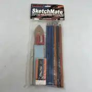 Generals SketchMate Charcoal & Graphite Drawing Kit 49SK USA Made Architect
