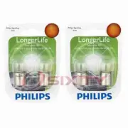 2 pc Philips Tail Light Bulbs for Volkswagen Dasher Fox Golf GTI Jetta an (for: Volkswagen)