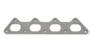 Vibrant T304 SS Exhaust Manifold Flange for Mitsubishi 4G63 motor 3/8in Thick (for: Mitsubishi)