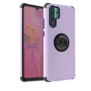 For Huawei P30 Pro Cool Series Shockproof TPU + PC Protective Case with Invisible Ring Holder(Purple)