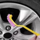 1x Car Parts Tire Wheel Corner Detailing Cleaning Brush Tool with Hook Accessory