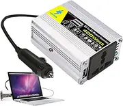 Sine Waves Inverter - Power Converter, Modified Output, Car Inverter | 400W Inverter with Battery Clips for Efficient Voltage Transfer, Home Backup Solar Power for Off Grid Travel and Camping Use