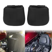 Black Lower Vented Leg Fairing Glove Box Tool Bag For Harley Touring 2014-2023