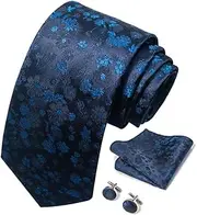 [SLEDEZ] Men Necktie Sets Men's Tie Set 3 Piece