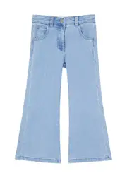 Stella Mccartney Kids Logo-embossed Flared Jeans - Blue Denim - 10YR (10 Years) 10YR (10 years)