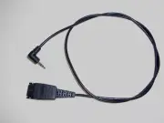 Jabra Quick Disconnect (GN Netcom QD-to- 2.5 mm Sub Mini Jack Cable 1005143 NEW