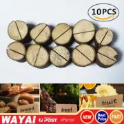 10/30x Wooden Table Card Holder Stand Number Place Name Menu Party Wedding Decor