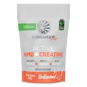 Sunwarrior HMB + Creatine Monohydrate Powder Micronized PreWorkout Leucine Re...