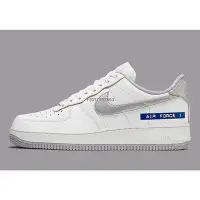 在飛比找Yahoo!奇摩拍賣優惠-Nike Air Force 1 白銀 經典百搭休閑 板鞋 