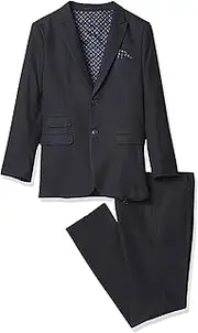 [Isaac Mizrahi] Boys' Slim Fit Gingham Suit