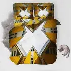 Spatial Triangle 3D Printing Duvet Quilt Doona Covers Pillow Case Bedding Sets