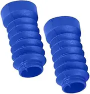Motorcycle Front Shock Covers 2PCS Motorcycle Rubber Fork Shock Boots Gaiters Dust Cover 103mm Fit for Yamaha Jog 50cc 90cc Fork Guards(Blue)