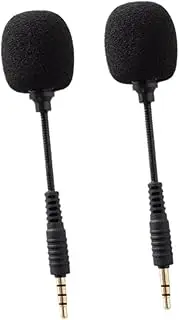PHENOFICE Microphone 2pcs Bendable Home Mini Microphone Mic Pc Singing Streaming