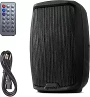 Gemini 10” 1000W Bluetooth PA Speaker with TWS Link, USB/SD/FM, XLR/RCA/AUX Inpu