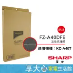 免運 夏普 原廠 活性碳濾網 FZ-A40DFE 適用型號 KC-A40T 附發票 可刷卡